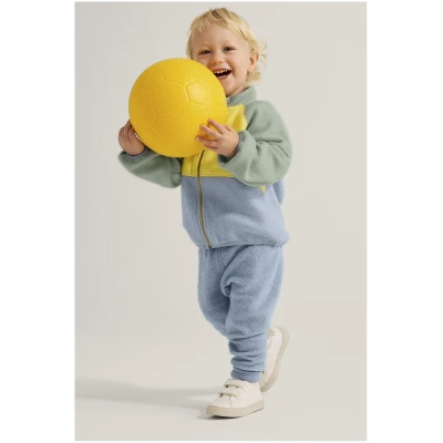 hessnatur Baby Wollfrottee Hose Regular aus Bio-Merinowolle - blau - Größe 50/56