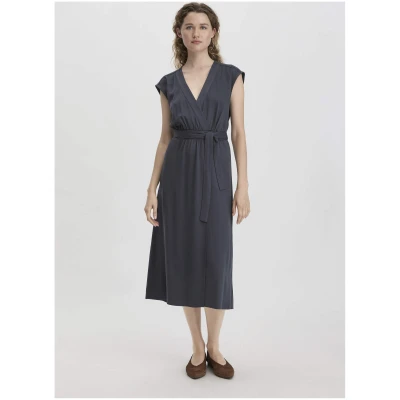 hessnatur Damen Ballerina aus chromfrei gegerbtem Nubuk-Leder - braun - Größe 37