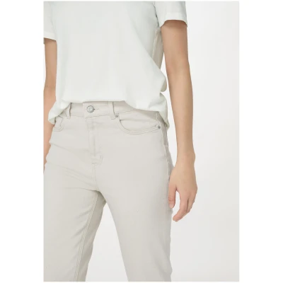 hessnatur Damen Jeans BEA High Rise Straight aus Bio-Denim mit Hanf - natur - Größe 27/30