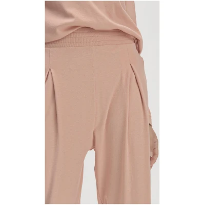 hessnatur Damen Pyjama Regular PURE NATURE aus Bio-Baumwolle - rosa - Größe 34