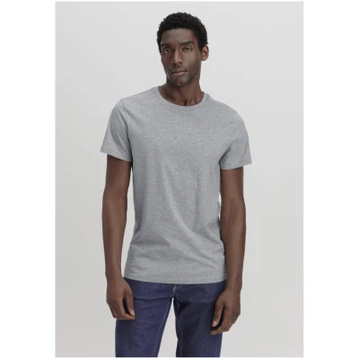 hessnatur Herren T-Shirt Regular aus Bio-Baumwolle - grau - Größe 56