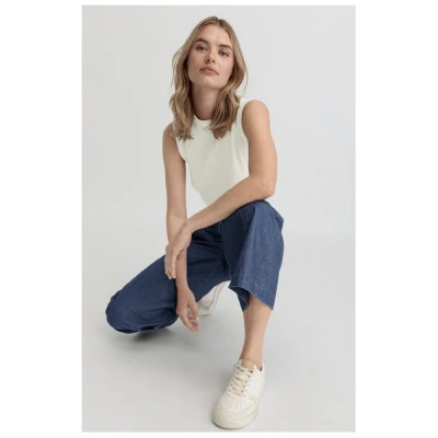 hessnatur Jeans Culotte Regular aus reinem Bio-Denim