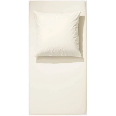 hessnatur Jersey Spannbettlaken aus Bio-Baumwolle - natur - Größe 90-100x200 cm