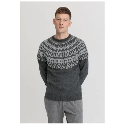 hessnatur Pullover Norweger Regular aus Schurwolle und Yak-Wolle