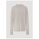 hessnatur Rib Shirt Langarm Slim aus Schurwolle und TENCEL Lyocell