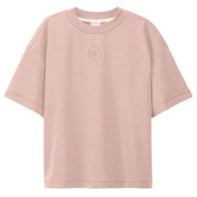 hessnatur T-Shirt Cropped Oversize aus Bio-Baumwolle mit Kapok