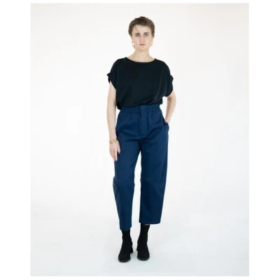 keijn Hose AdoBLEU - Culotte aus Bio-Twill mit elastischem Bund