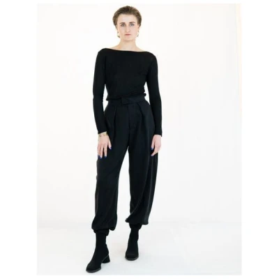 keijn Hose AdoTAEK - Knöchellange Tencel-Twill Hose mit Teilungsnähten & elastischem Bund