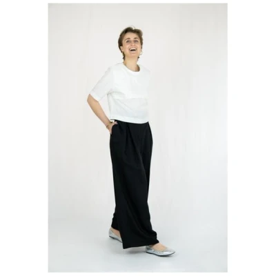 keijn Hose SMART - Lange Bundfaltenhose aus Lyocell-Twill