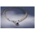 pakilia Silber Perlenarmband Perlen mit Herz-anhänger Fair-Trade und handmade