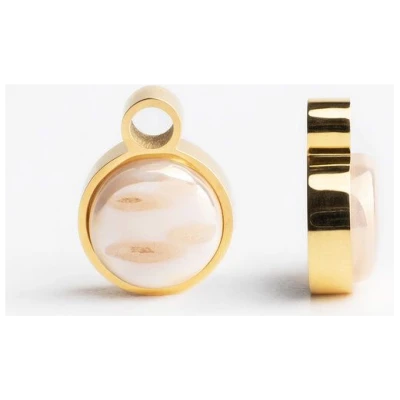 ALEXASCHA Anhänger für Ohrringe | Mix & Match Charms | Gold