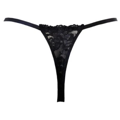Anekdot Slip Black Amber String
