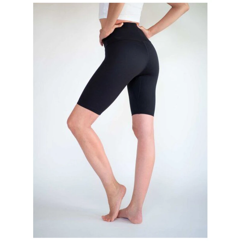 Arctic Flamingo Lange Yoga Shorts aus Lyocell