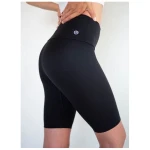 Arctic Flamingo Lange Yoga Shorts aus Lyocell