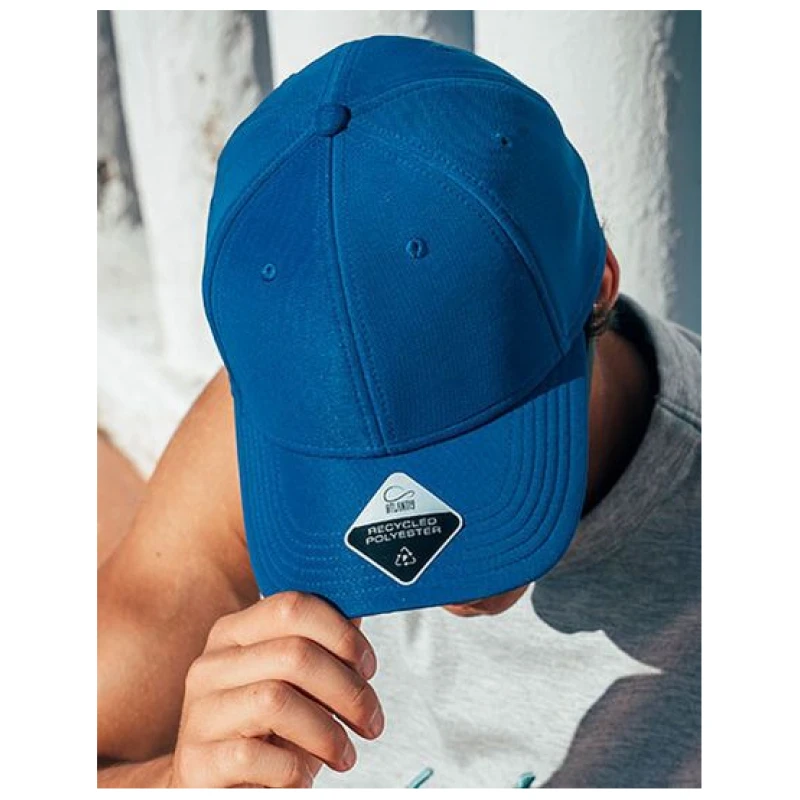 Atlantis Headwear Atlantis Atmungsaktive Sand Baseball - Cap Gebogener Schirm mit Klettverschluss