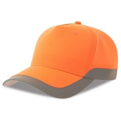 Atlantis Headwear Atlantis wasserabweisende, gut sichtbare Cap aus recyceltem, reflektierendem Material mit UV-Schutz