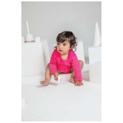 Babybugz Baby Kimono Wickelbody Strampler Langarm