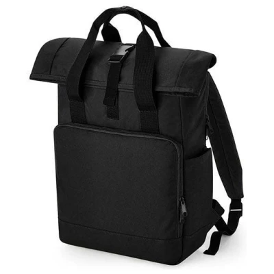 BagBase Recycled Twin Handle Roll-Top Backpack Rucksack und Handtasche in einem