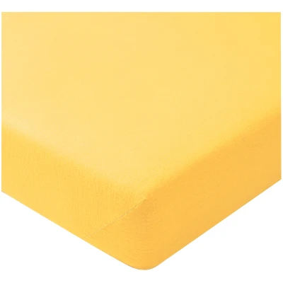Biber-Spannbetttuch aus reiner Bio-Baumwolle, sonne 180 x 200 cm