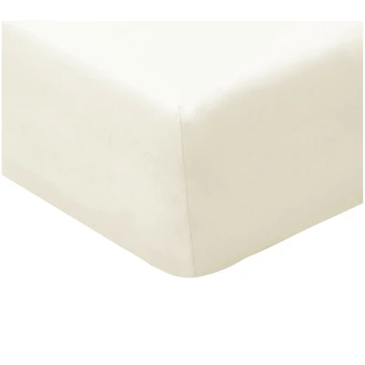 Bio-Jersey-Elastik-Spannbetttuch für Wasserbetten, natur 180 x 220 cm