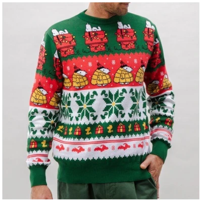Brava Fabrics Strickpullover Peanuts Xmas