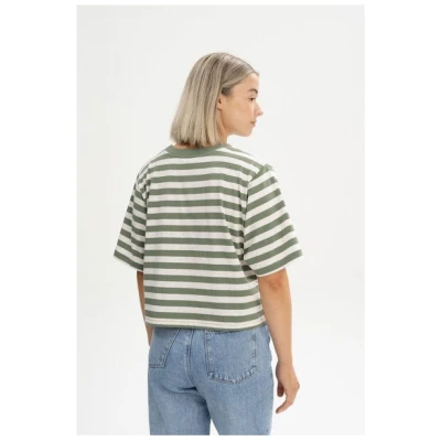 Cropped T-Shirt DESNA Stripes | von MELA | Fairtrade & GOTS zertifiziert