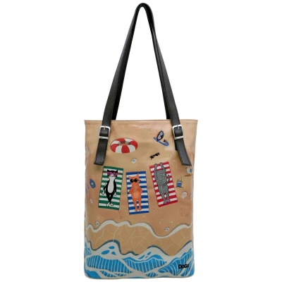 DOGO Tall Bag - Cats on the Beach