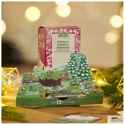 Die Stadtgärtner Saatgut-Adventskalender "Winterlandschaft"