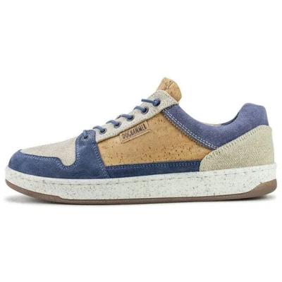 Doghammer Nachhaltiger Sneaker für Herren mit recyceltem Kork - Natural Commuter indigo