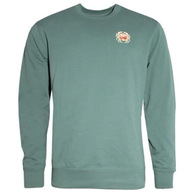 FÄDD Herren Sweatshirt Pullover aus Bio-Baumwolle Kräbbs PäP Grün