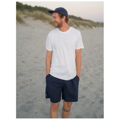FUXBAU Männer Leinenshorts