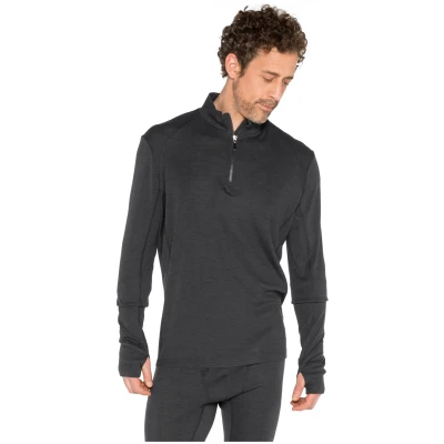 Funktionsshirt aus Bio-Wolle und Bio-Seide, schiefer XXL
