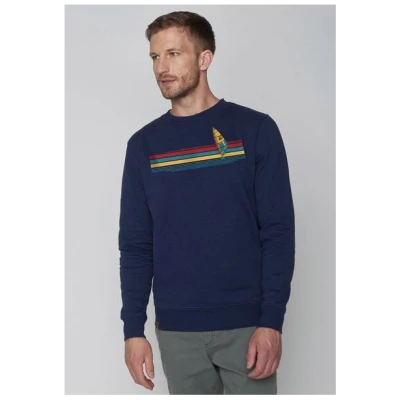 GREENBOMB Nature Hard Surf Wild - Bequemes Sweatshirt aus Bio-Baumwolle / hochwertiger Print / Fair & Vegan
