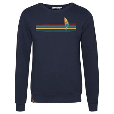 GREENBOMB Nature Hard Surf Wild - Bequemes Sweatshirt aus Bio-Baumwolle / hochwertiger Print / Fair & Vegan