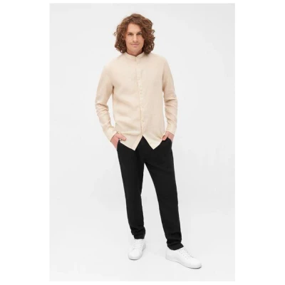 Givn Berlin Herren Leinenhose mit elastischem Bund Modell: Eric