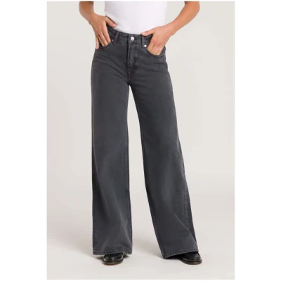 Jeans Jane Eco Recycled Grey Worn