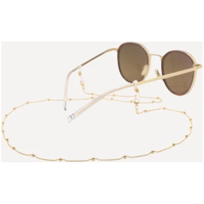 Kette Brille Chaine de Lunettes Vergoldet