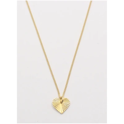Kette Shiny Heart Vergoldet