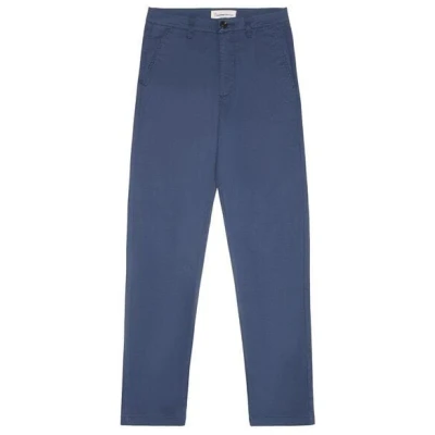 KnowledgeCotton Apparel IRIS Mom-Fit Mid-Rise Canvas Pique Chino - GOTS/Vegan