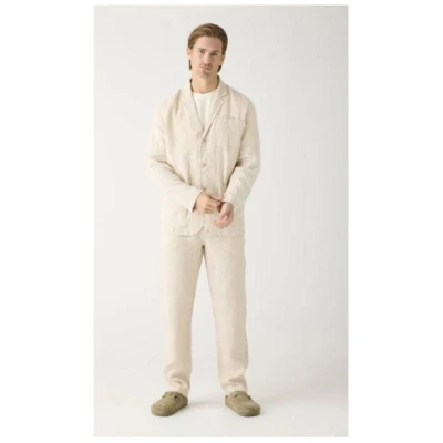 KnowledgeCotton Apparel Leinenhose - CHUCK regular linen pant