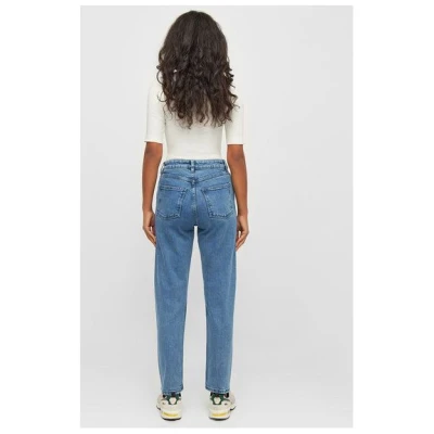 KnowledgeCotton Apparel Mom Fit Jeans Iris Light Blue