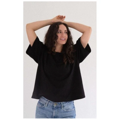 Kopyto MAKAK- Oversize Damen Boxy T-Shirt aus 100 % ethischer Merinowolle
