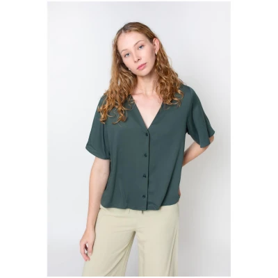 Kurzarm Bluse Modell: Marlu