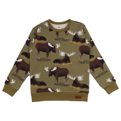 Langarmshirt Baby Bio Walkiddy grün - Nachhaltiges Sweatshirt aus 95% Bio-Baumwolle, GOTS-zertifiziert, umweltfreundlich & allergikerfreundlich. Ideal für Babys!