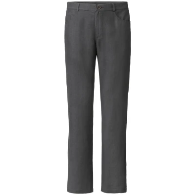 Leinenhose aus reinem Leinen, schiefer 50
