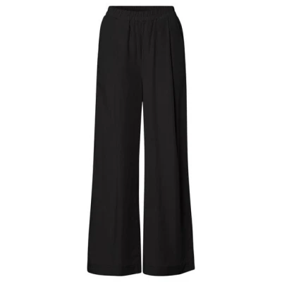Les Lunes Lange Business Hose "Georgia Wide Leg Pants Linen"