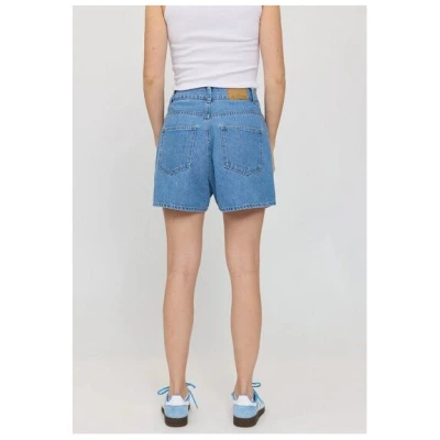 Mazine Jeans Shorts Denim Kurze Hose mit Taschen in blau