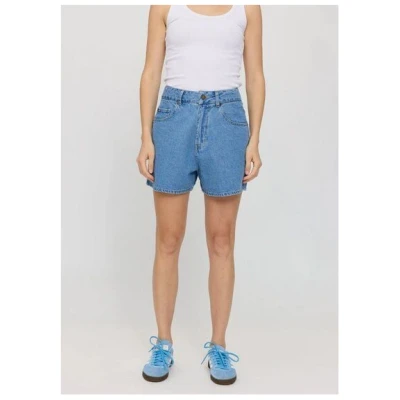 Mazine Jeans Shorts Denim Kurze Hose mit Taschen in blau
