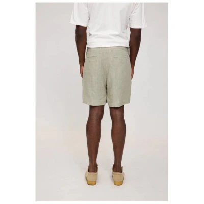 Mazine Leinen Shorts Bermuda Shorts Bundfalte mintgrün