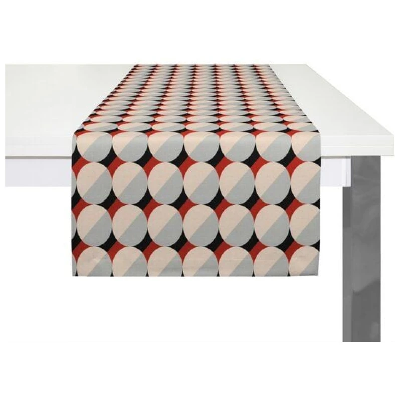 Nature by Adam Tischläufer aus 100% Bio-Baumwolle - Made in Germany - Circles